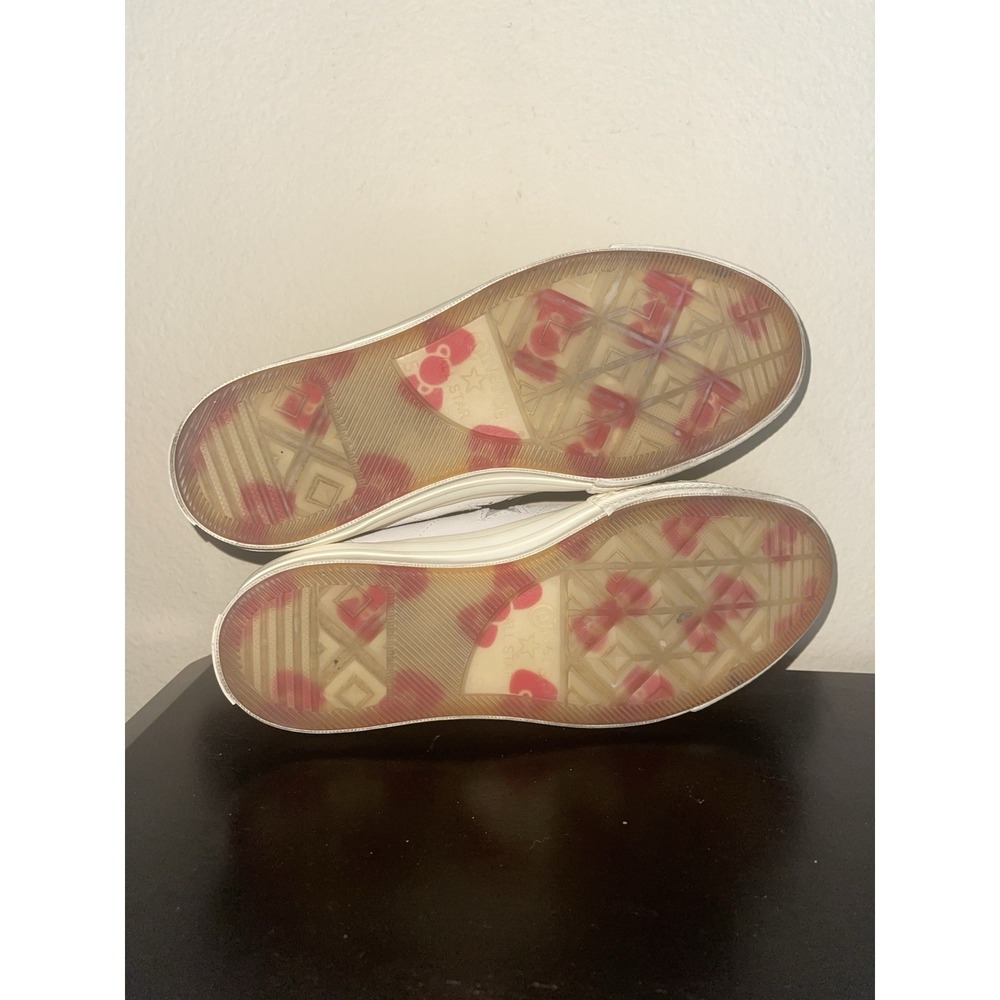 Converse x Hello Kitty One Star Suede Low Sneakers Shoes White Women's Size 7 - Picture 7 of 8
